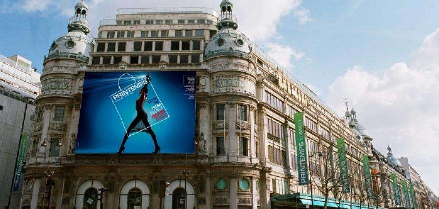 150 years of Printemps are celebrated throughout the city