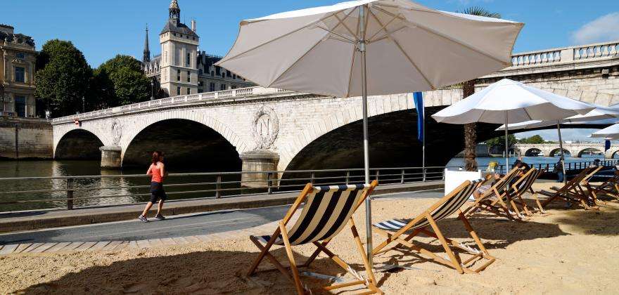 Paris en été, festivals et plage